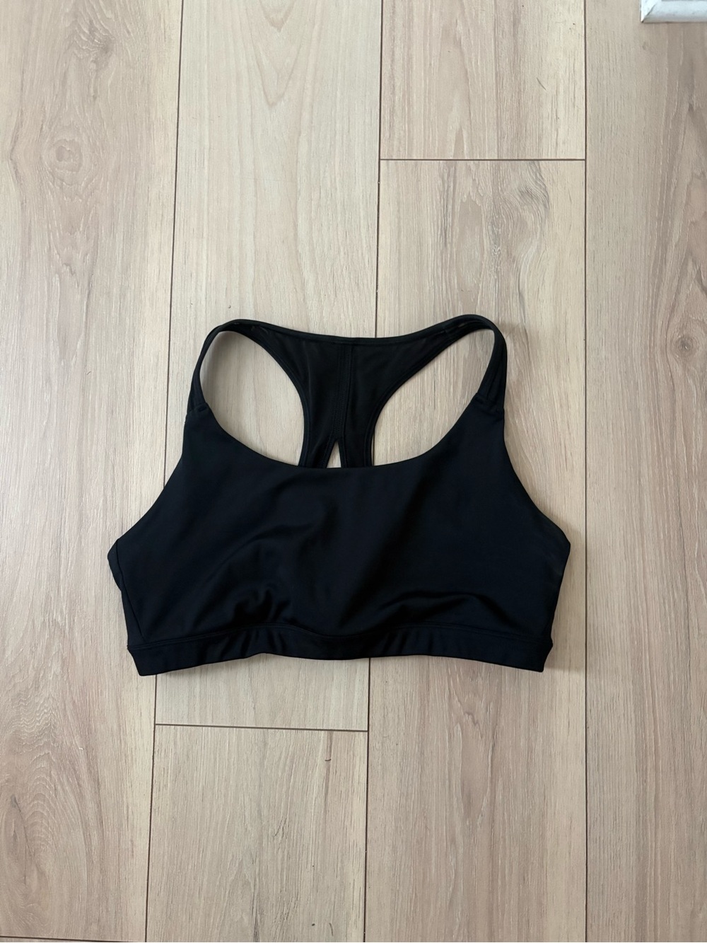 Athleta Black Racerback Sports Bra